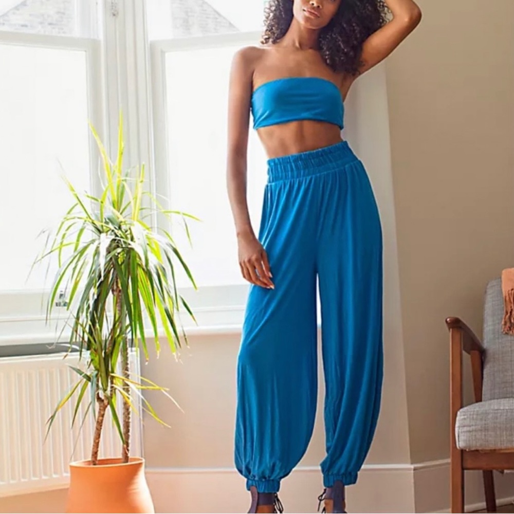 FREE PEOPLE NATALIE SET - BLUE XL - NWT